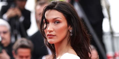 bella hadid nude|See Bella Hadid Pose Topless with Lavender in a Dreamy Photo。